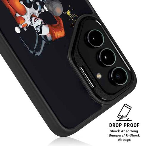 DC Comics Harley Quinn Playfull Pose Galaxy S25 Kickstand Case